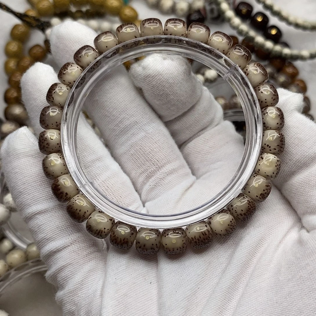 手串星月菩提石玉料