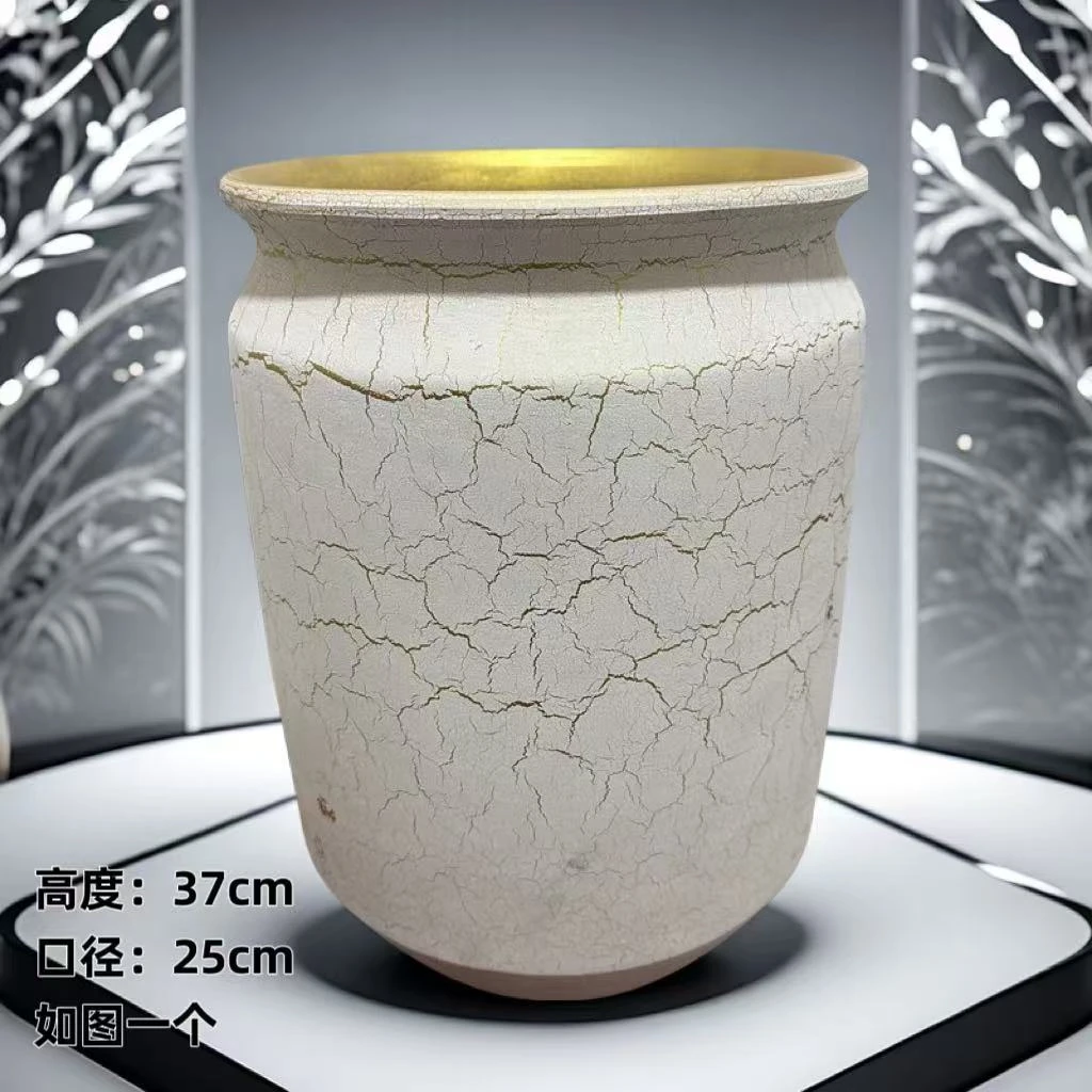 北欧简约陶瓷花盆大口径客厅阳台高颜值绿植盆栽