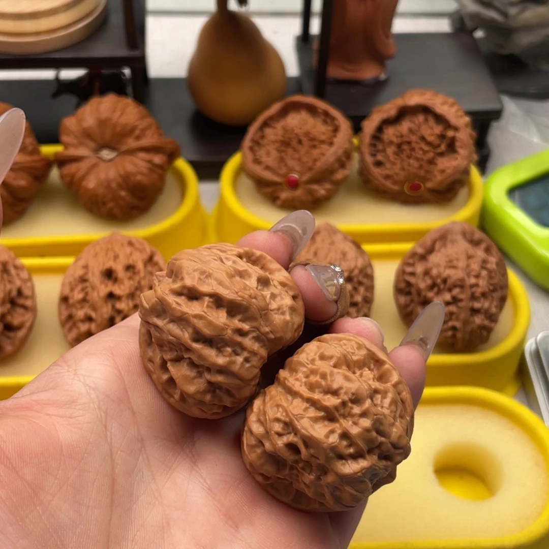 文玩核桃把件w****x39蛤蟆头