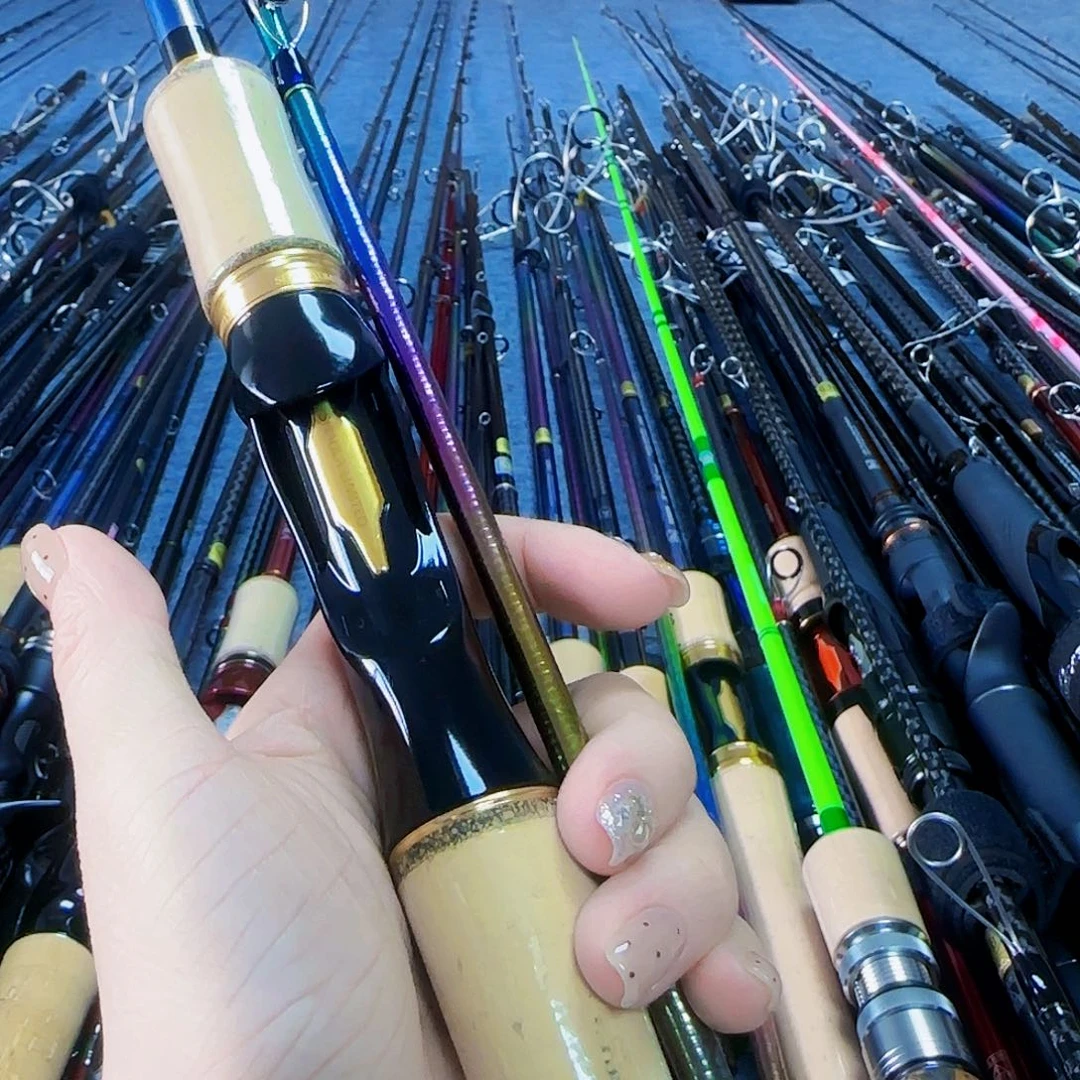 爱***鱼碳素3.8m路亚竿枪饼杆链接