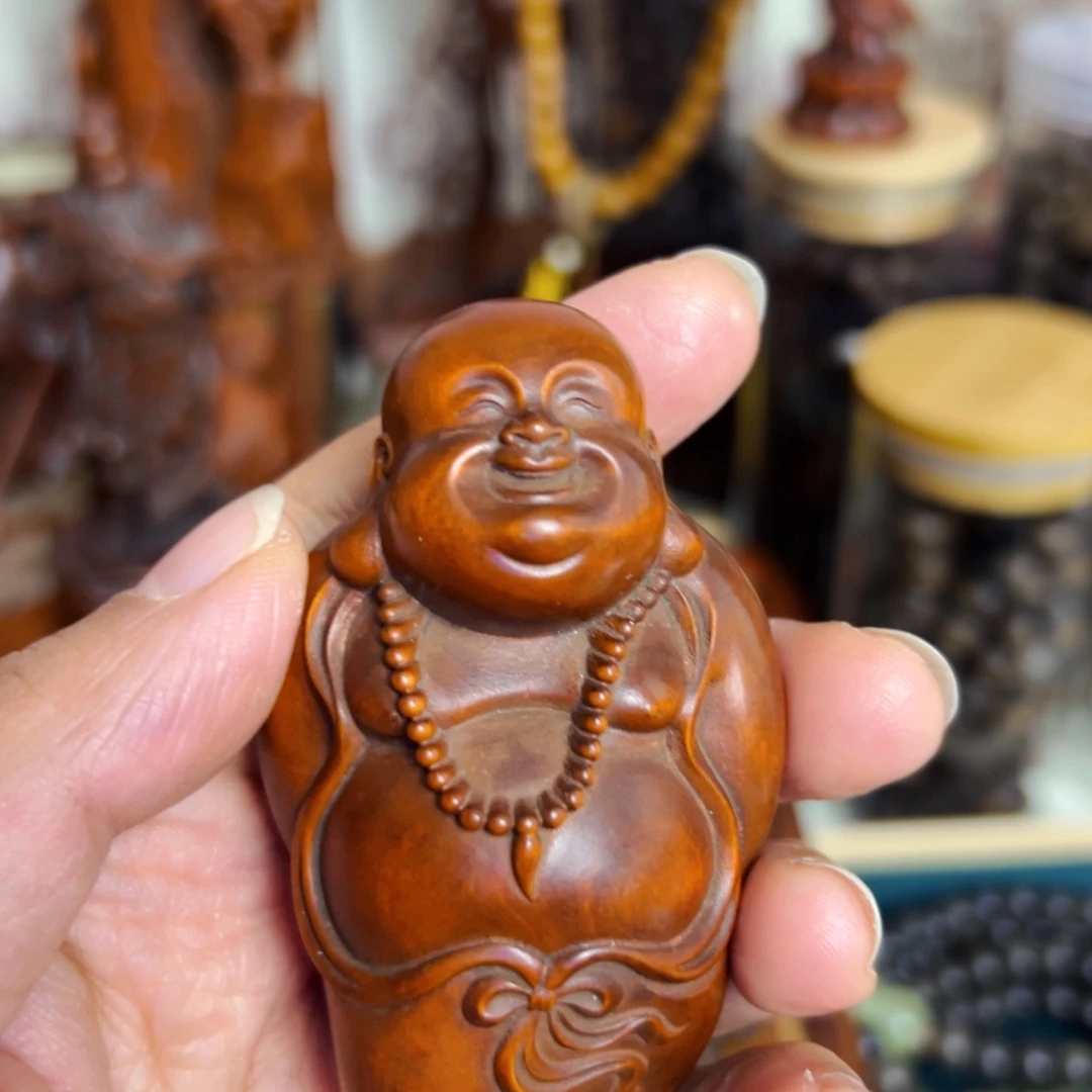 黄杨木年货节福利活动把件摆件文玩手串