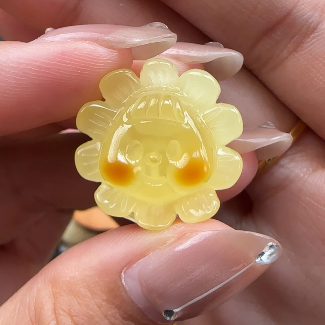 未镶嵌琥珀珠宝奇石吐*泡蜜蜡