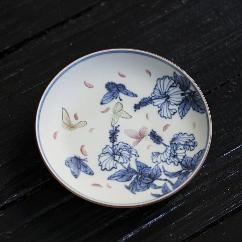 斋居 斗彩蝶恋美人梅-墨冉-壶承(新墨冉0373)