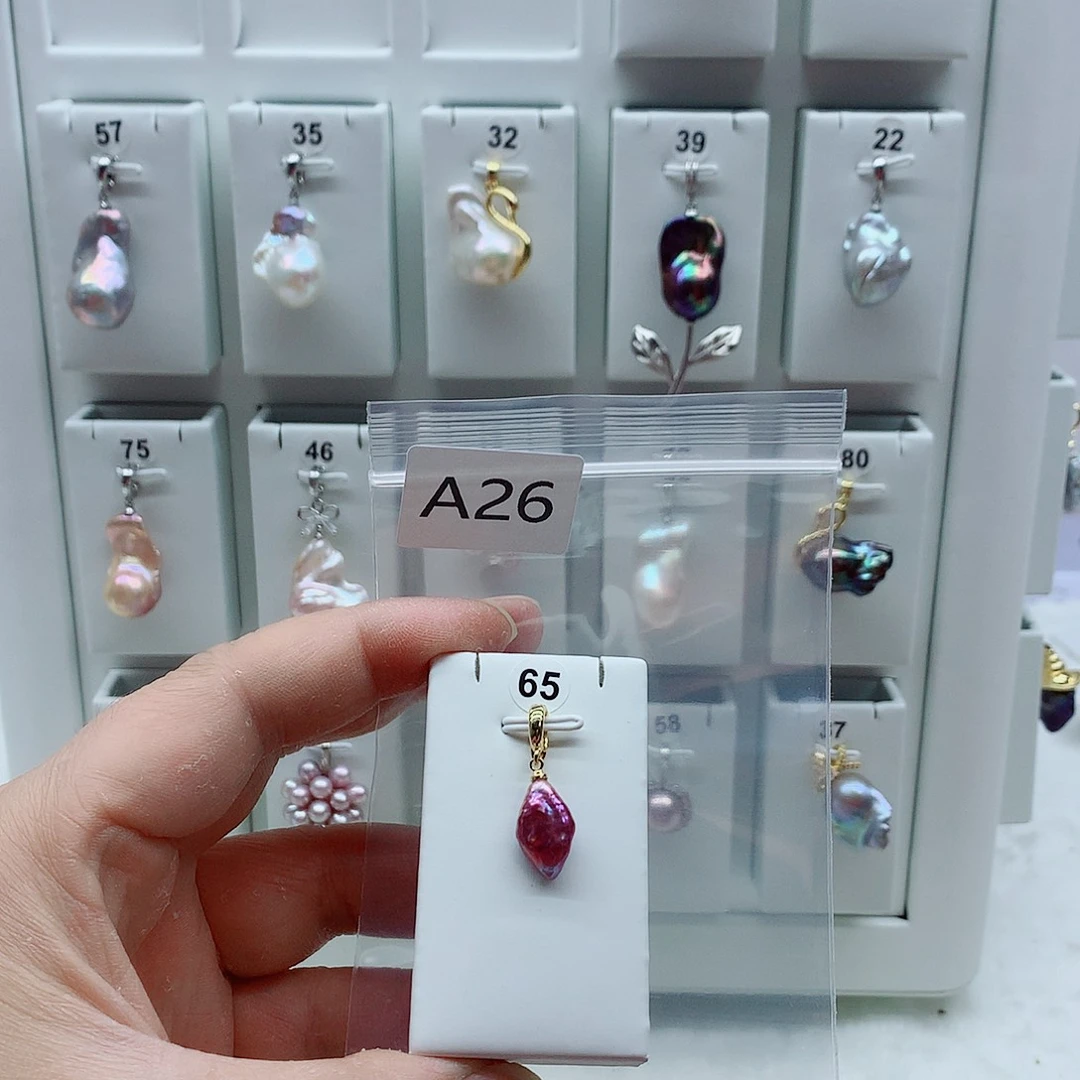 吊坠(不含链)合金淡水珍珠