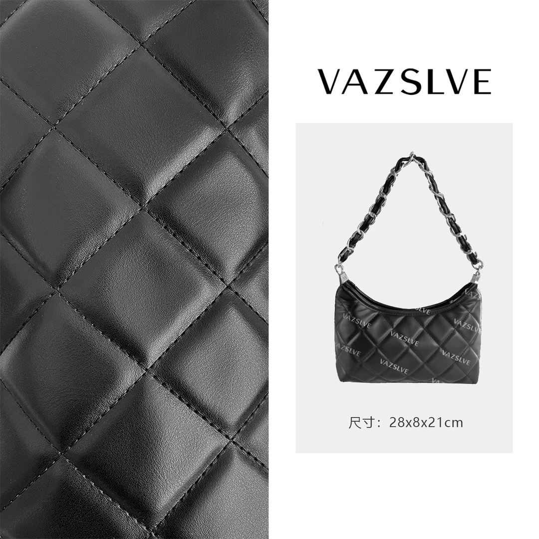 VAZSLVE/原创设计 FES-5097-黑色 秋冬斜跨轻奢女包出门随身小包