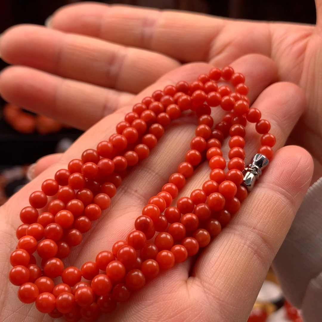 南红玛瑙手串未镶嵌