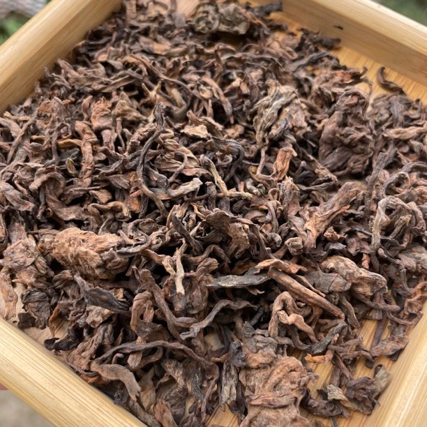 【大中山—“红土地”古树熟茶散料】2016年古树熟茶散料