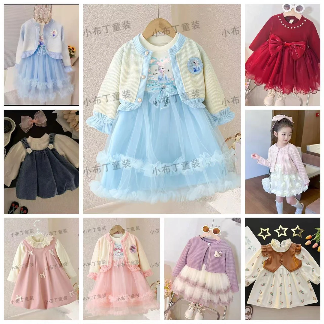 【春款上新】女宝童加绒连衣裙-衣标不做参考~春款尝鲜