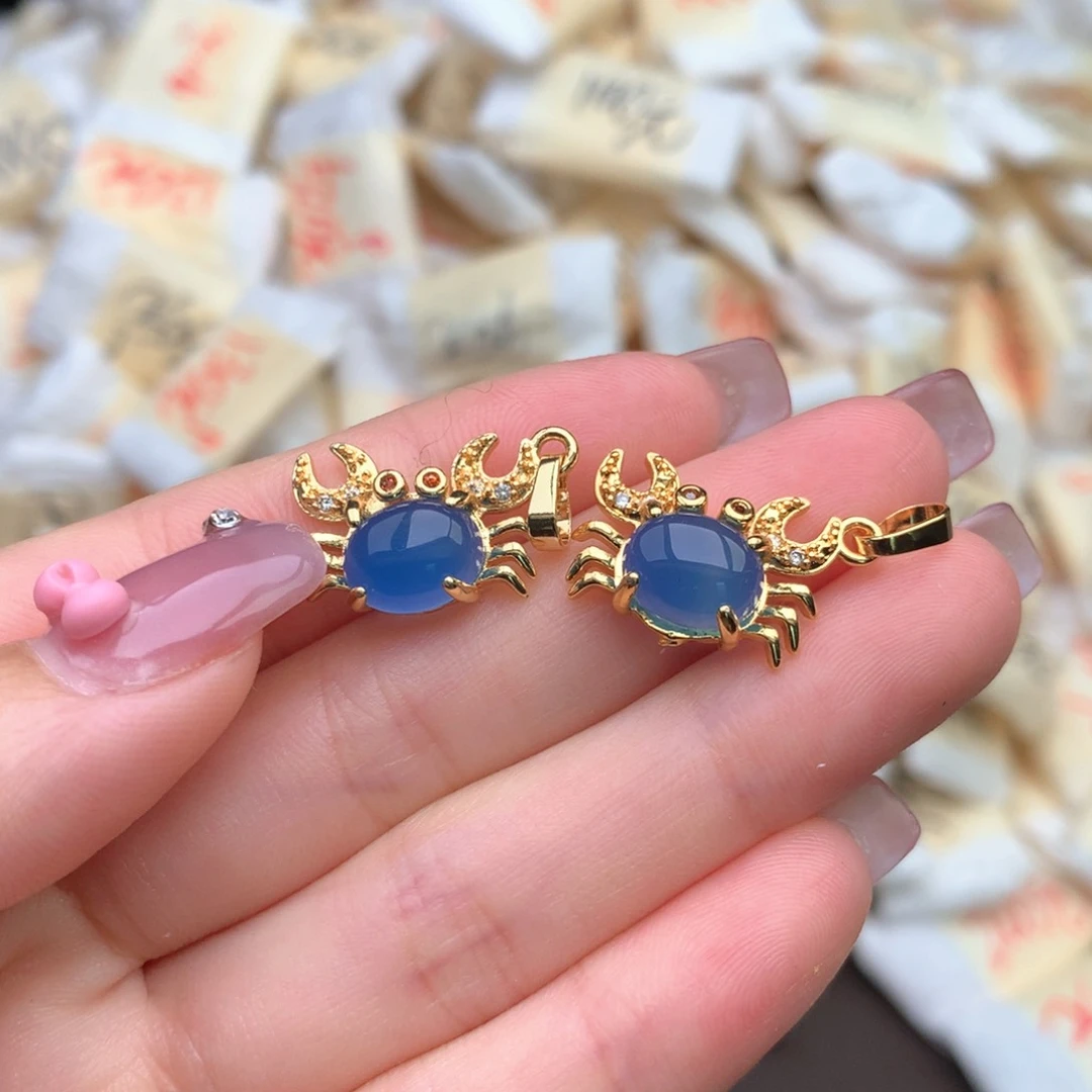 【闪购商品】玛瑙挂件合金多样性发货 发一个