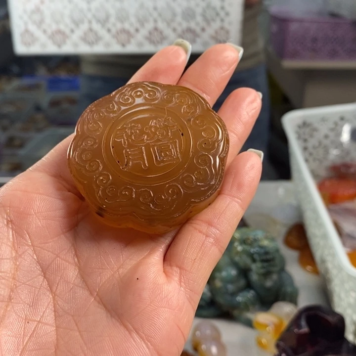 玛瑙/玉髓未镶嵌吊坠(不含链)