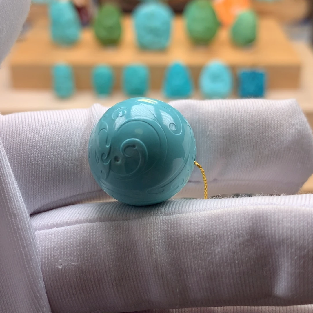 未镶嵌绿松石珠宝奇石