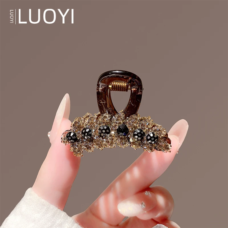 4.5厘米新款刘海夹发饰高级感抓夹女侧耳边半扎小号麦穗发夹头饰