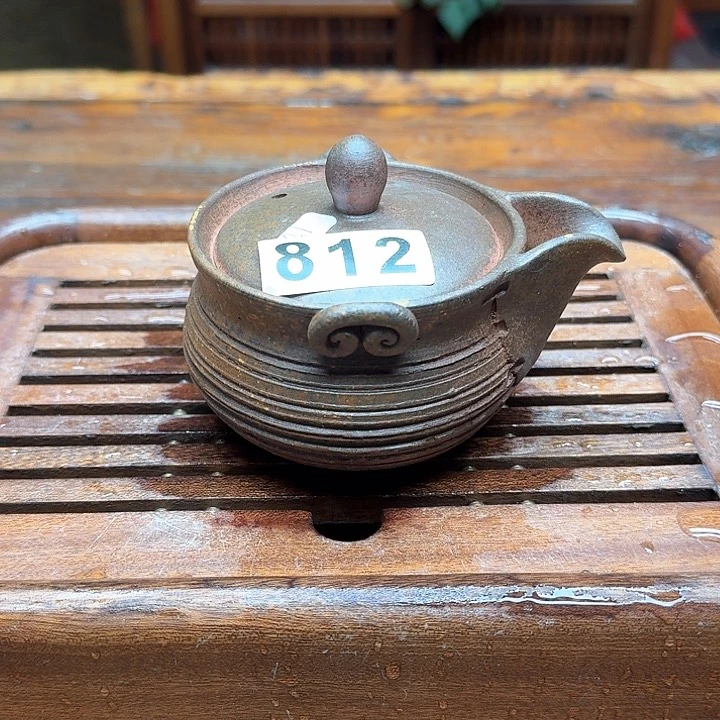 纯手工制作粗陶茶具