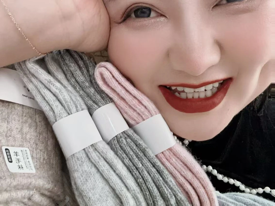 【羊毛加厚】猫与森羊毛袜长筒袜保暖袜加厚女袜