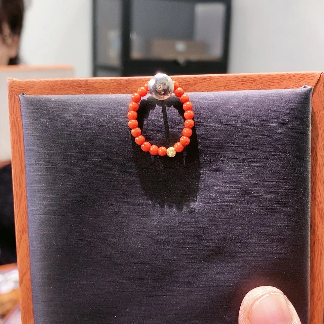 南红玛瑙戒指未镶嵌