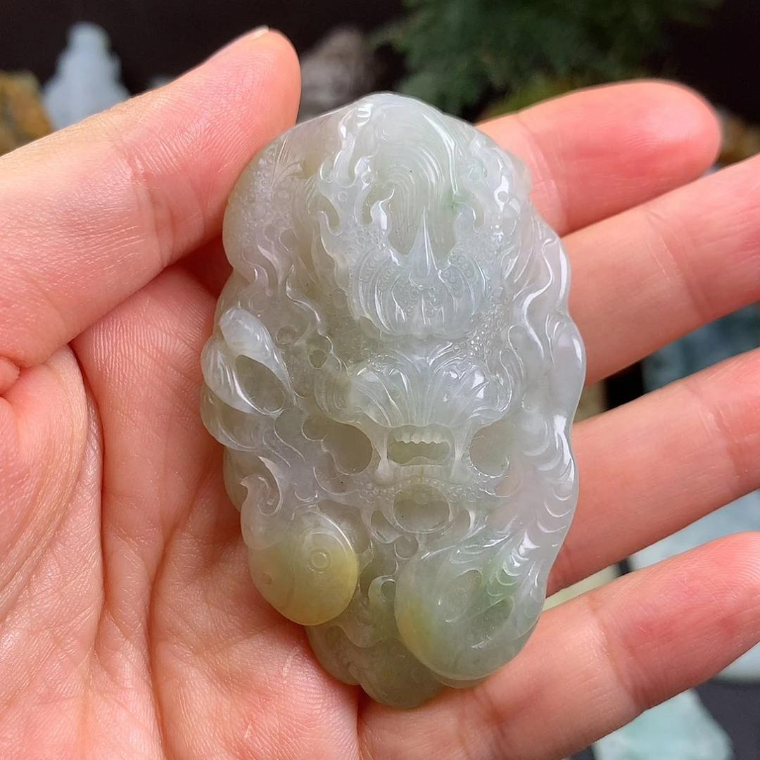 定制翡翠未镶嵌龙
