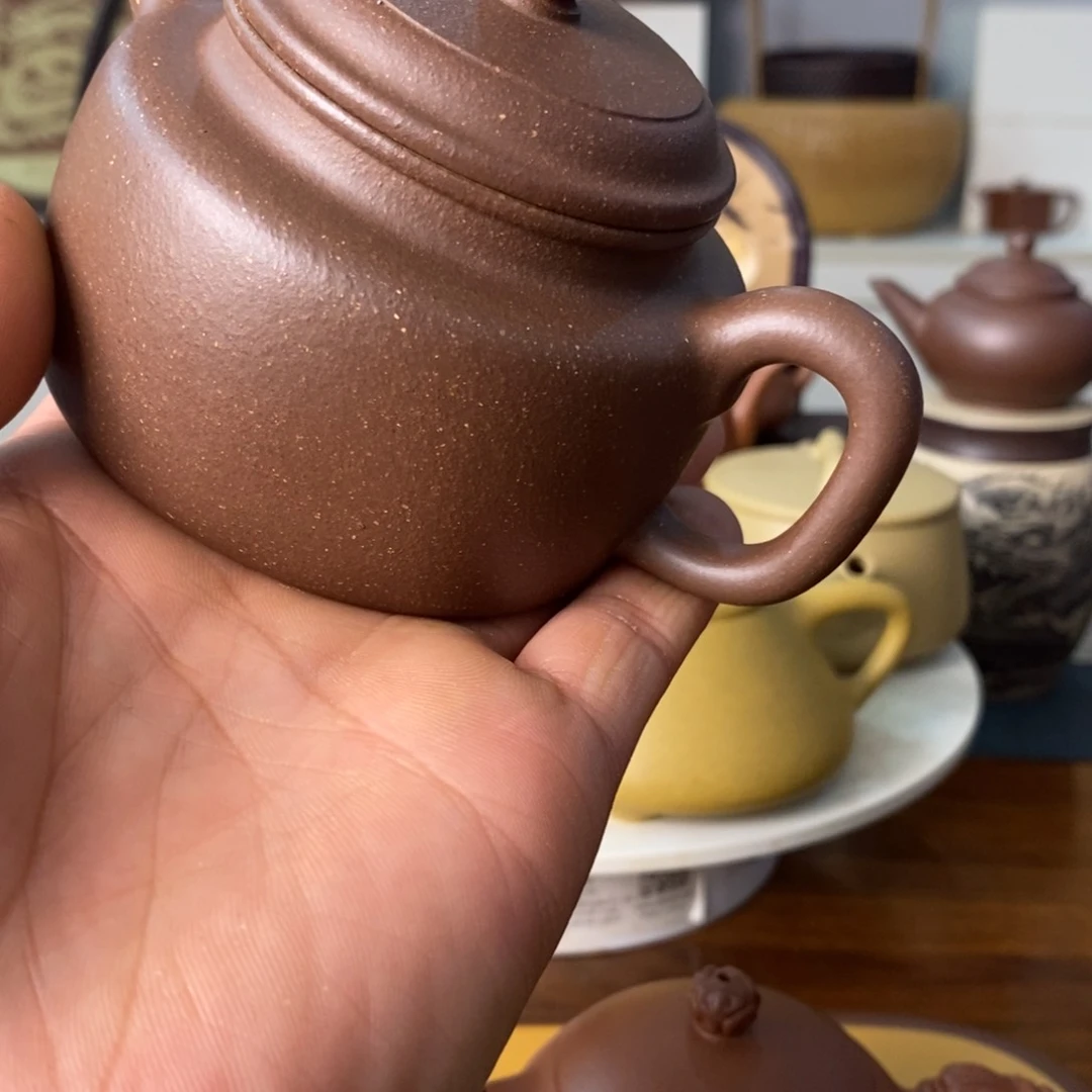 本山绿泥茶壶河****巍宜兴紫砂壶名家作品