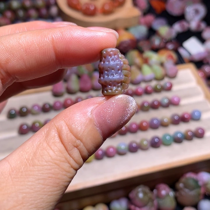 玛瑙/玉髓未镶嵌手串盐源玛瑙