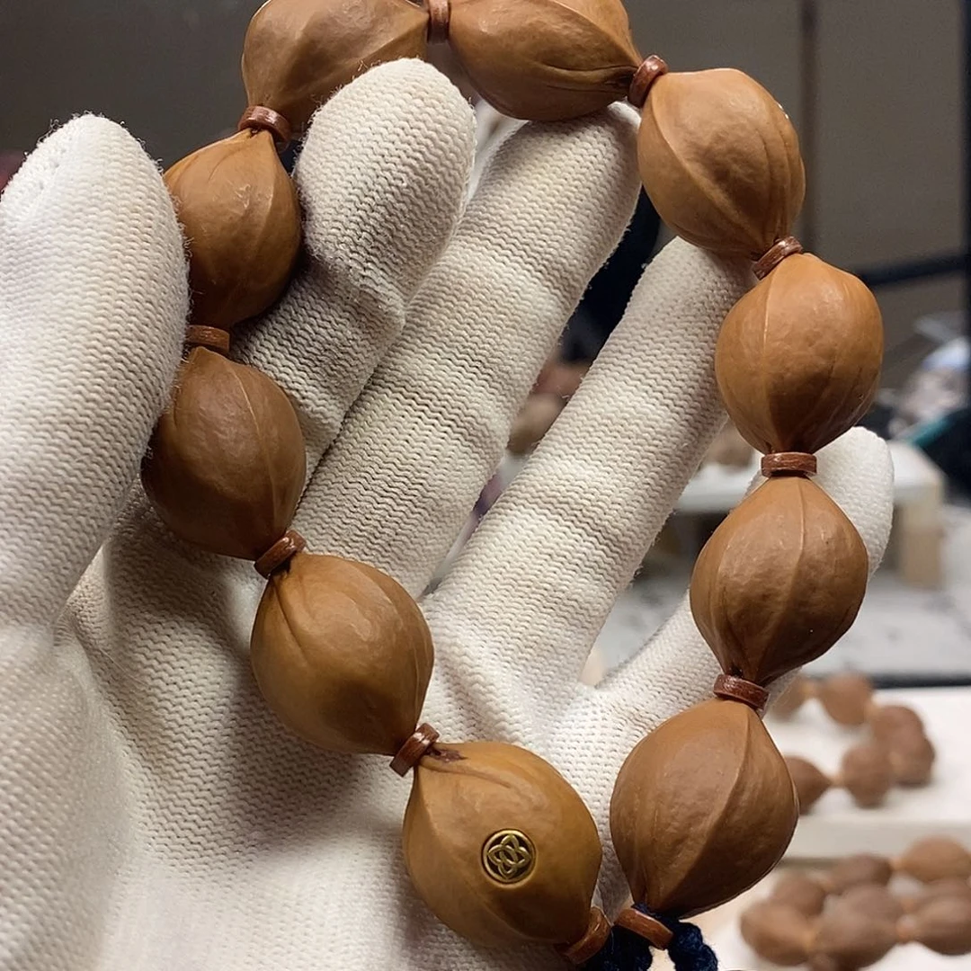 橄榄核手串/手链过*招梅林精品铁核原生态19*25