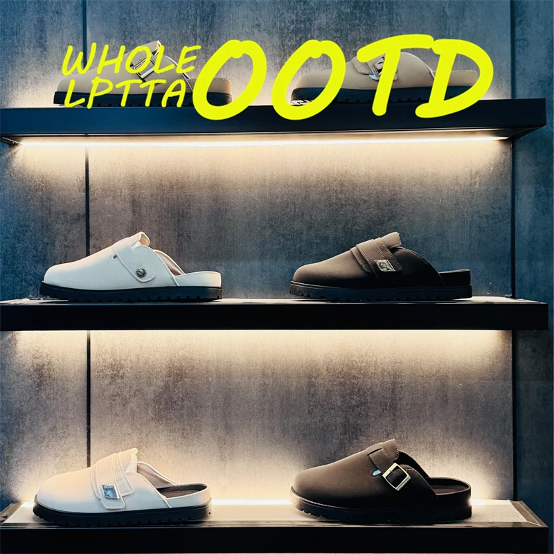 OESY勃肯男鞋Cleanfit增高包头拖夏季百搭包头春秋凉鞋朋克风休闲