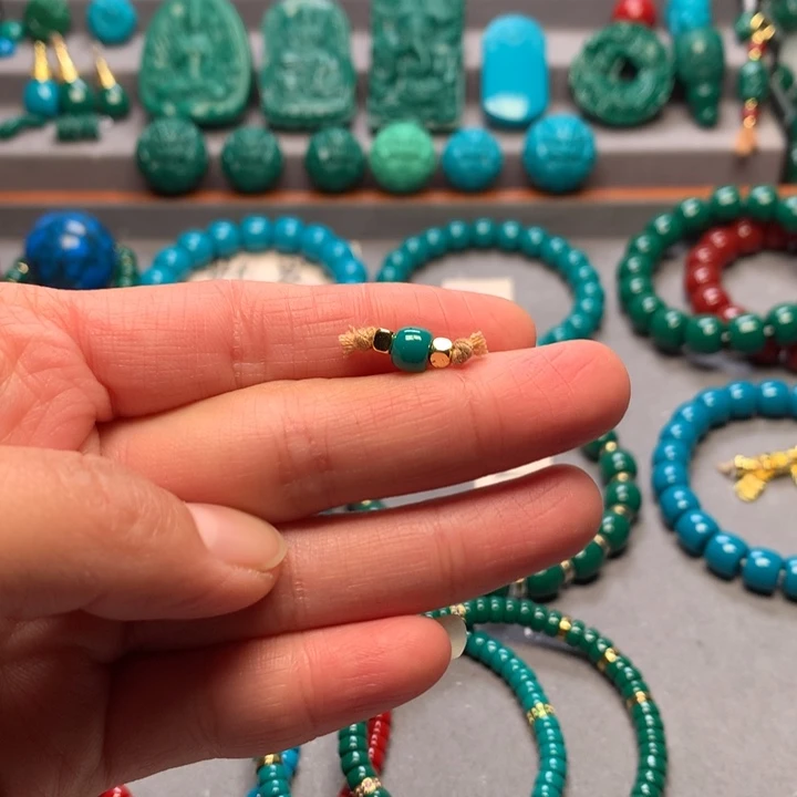 石材甜**天空蓝线束