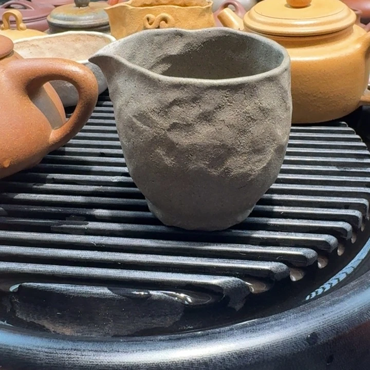 紫砂茶壶青段公道手捏