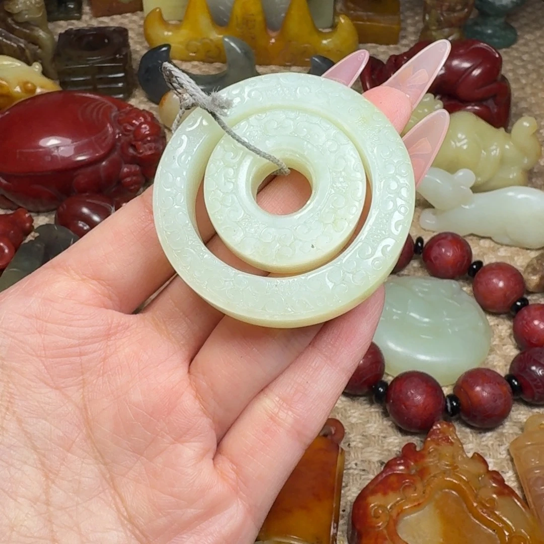 吊坠白玉菩提挂件