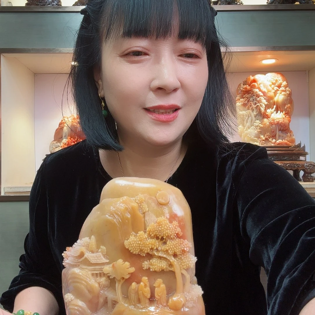 寿山石用****9寿山石摆件
