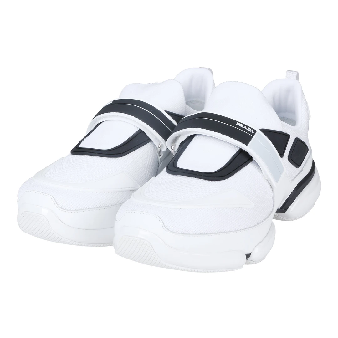 未使用 Prada/普拉达 男士白色休闲鞋低帮1811001000002