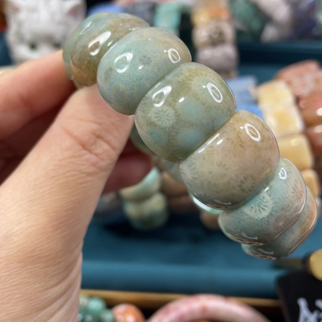 未镶嵌手镯硅化玉