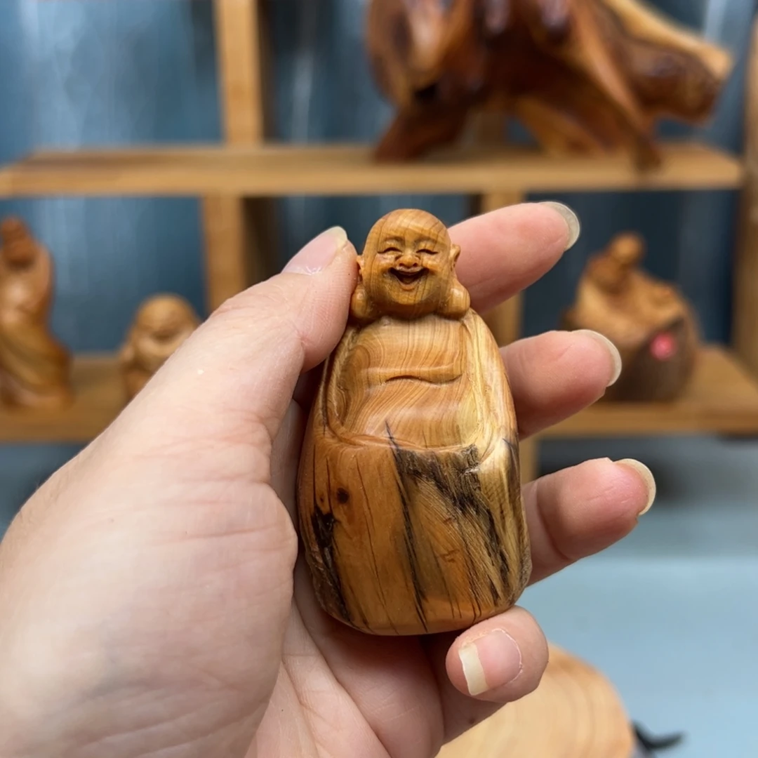 柏木崖柏木摆件手把件17