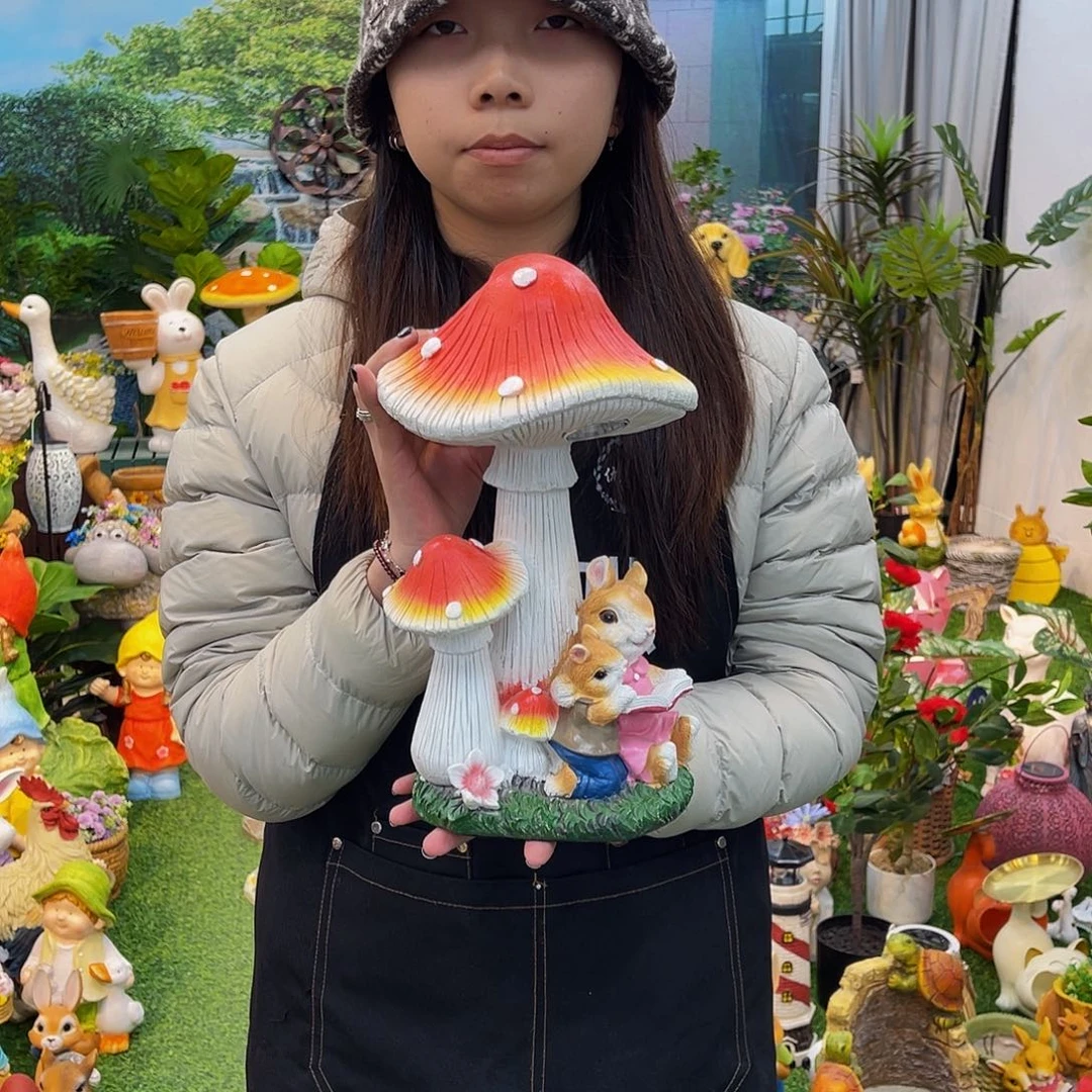 红陶花园庭院摆件&000&