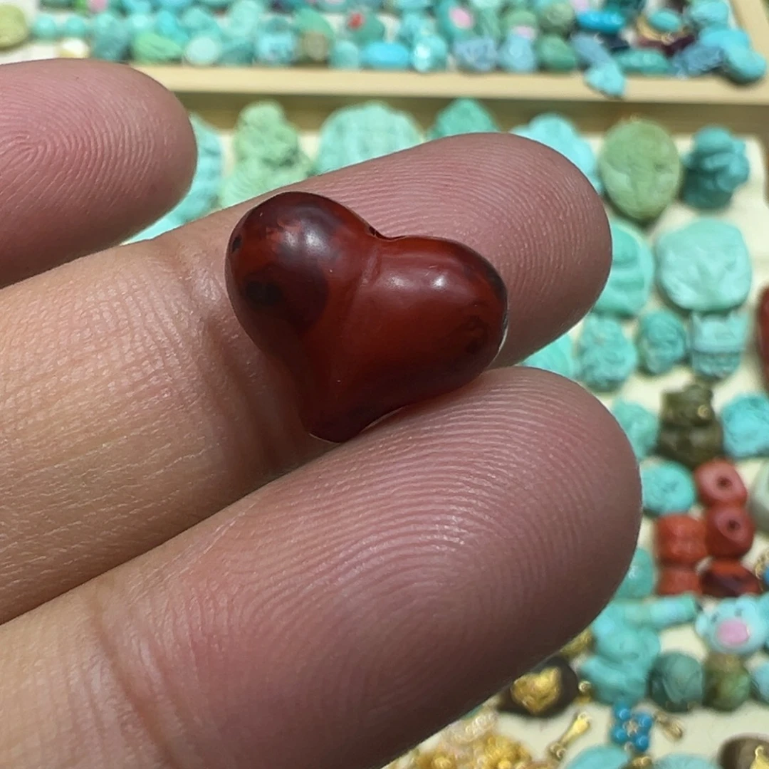 南红玛瑙未镶嵌颈饰屁桃