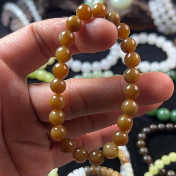 *****和田玉未镶嵌手串