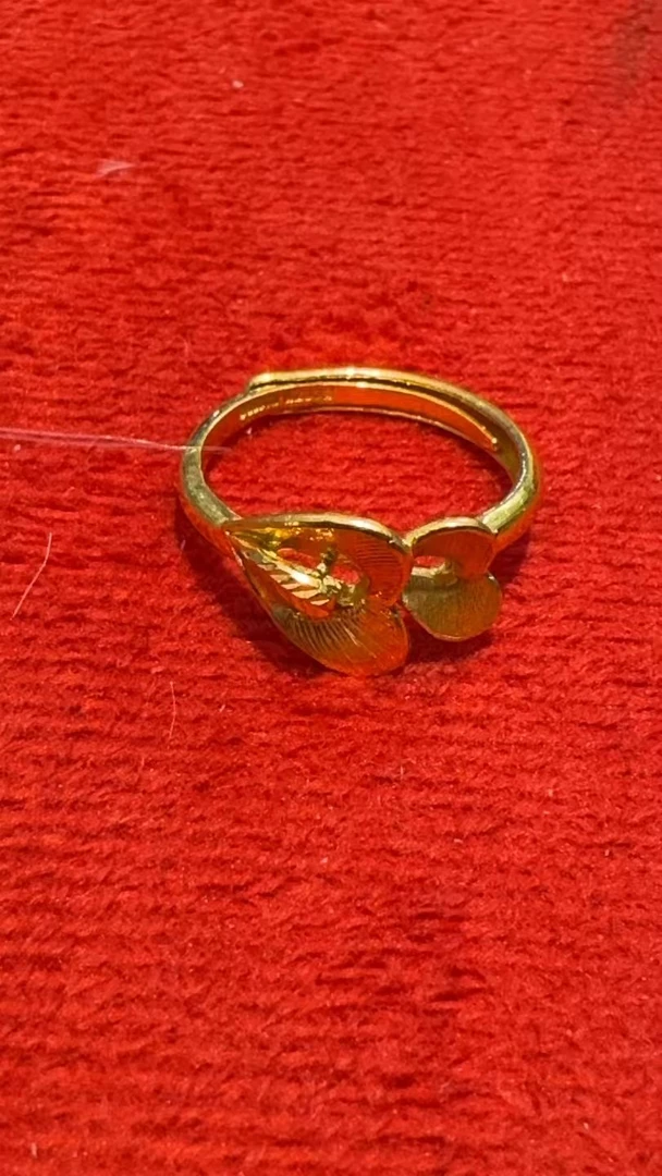 足金时尚简约戒指