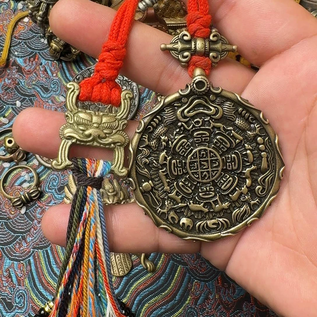 风***见藏式风格九宫八卦牌