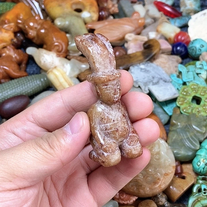 和田玉未镶嵌颈饰146