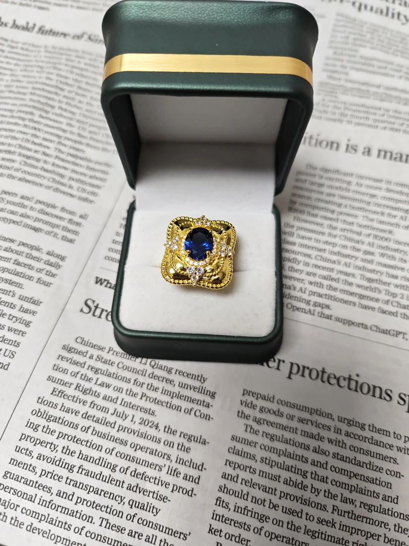 戒指 [伊沐花园]时尚轻奢戒指D301