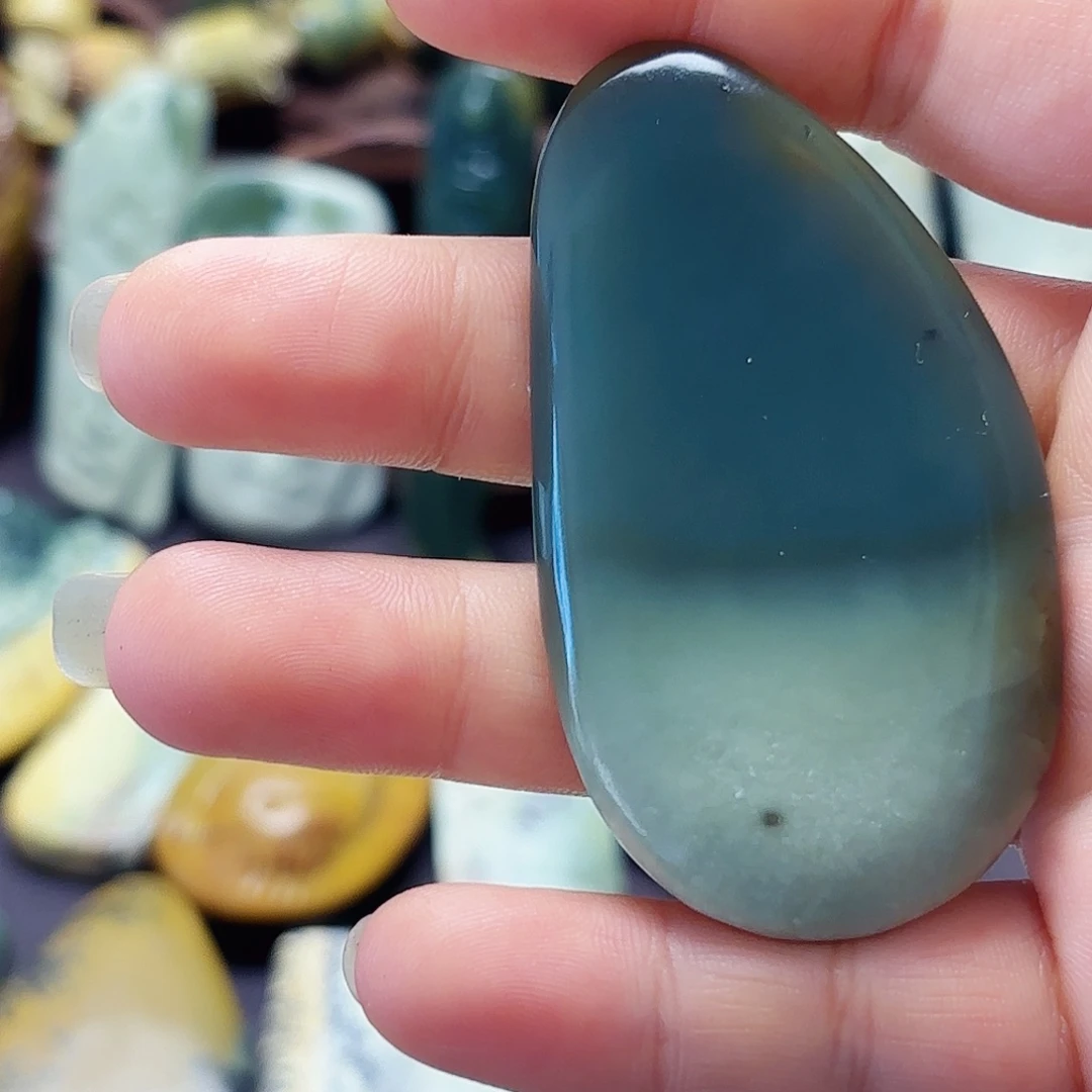 三***月岫岩河磨玉（透闪石质玉）未镶嵌挂件