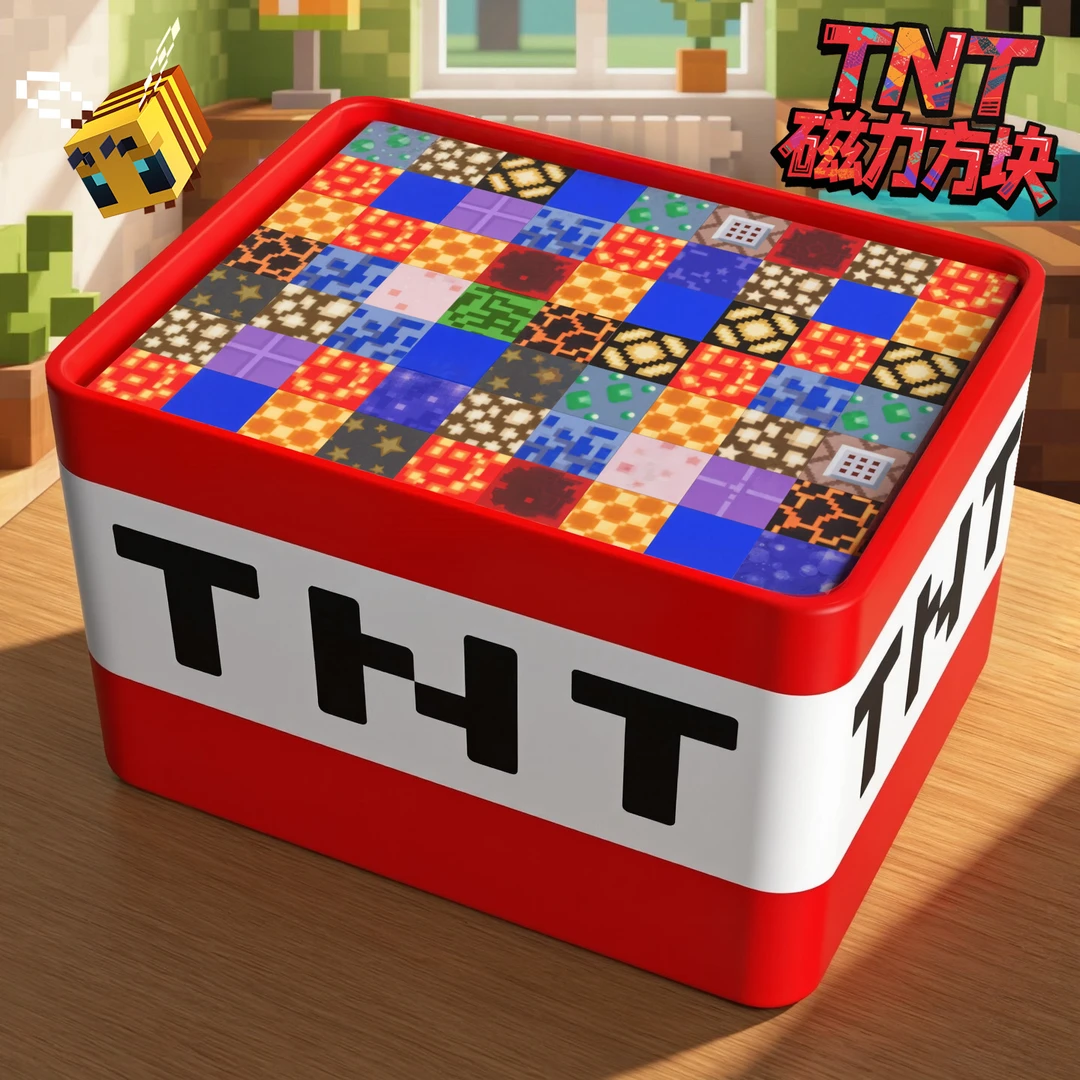 我的世界磁力方块磁吸积木全套正版磁铁拼图儿童男孩玩具拼装模型