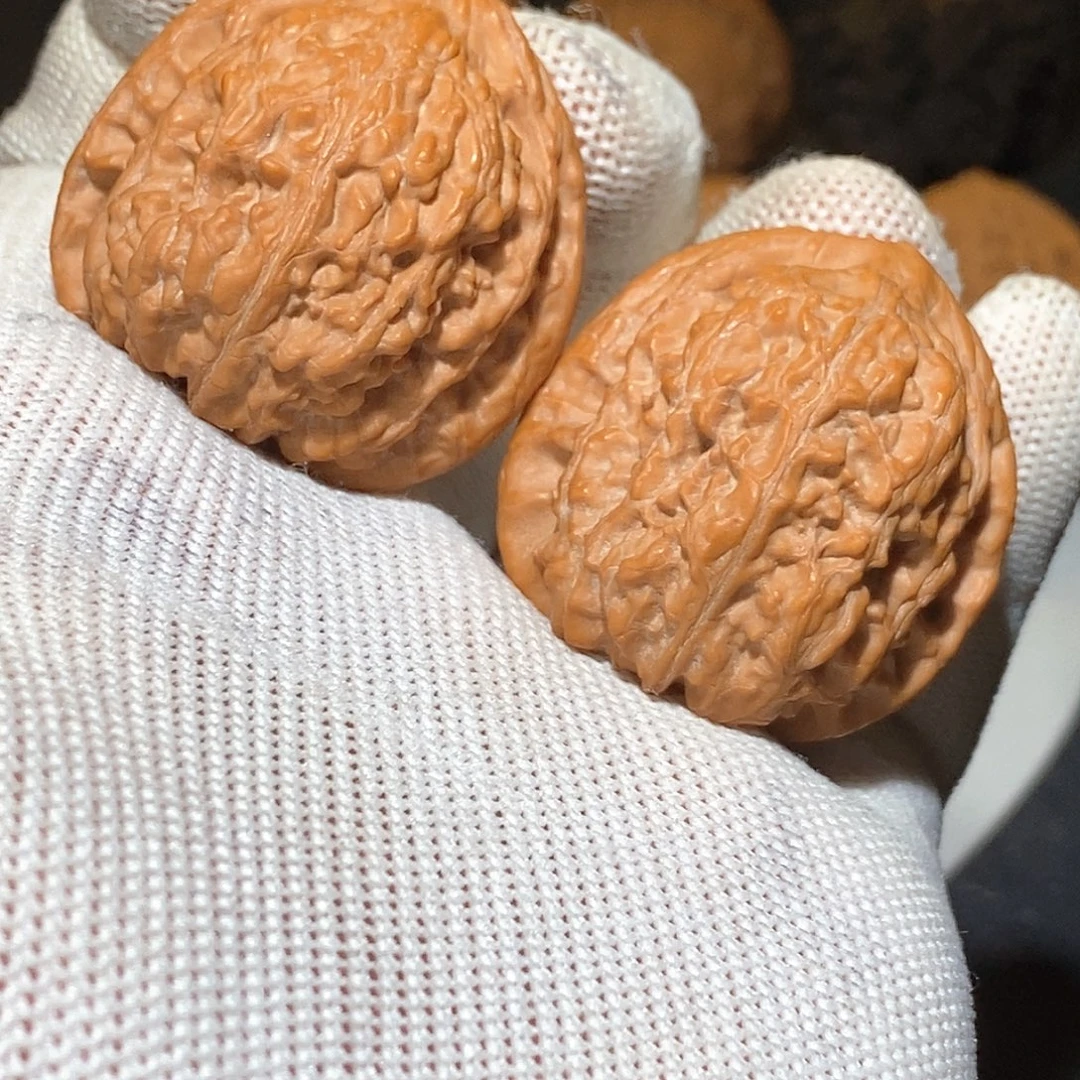 文玩核桃吊坠野生独立体验对子35尺寸