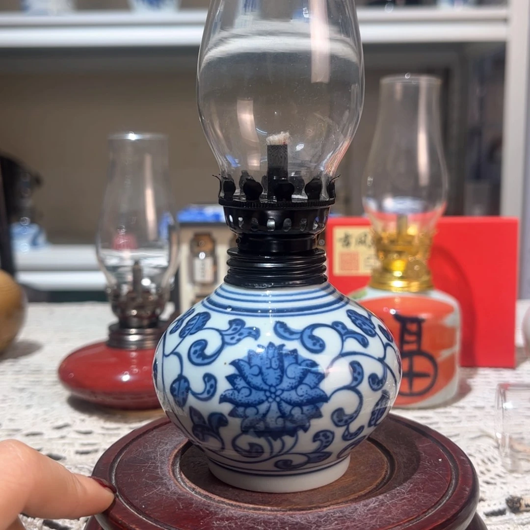 摆件景德镇陶瓷香薰灯