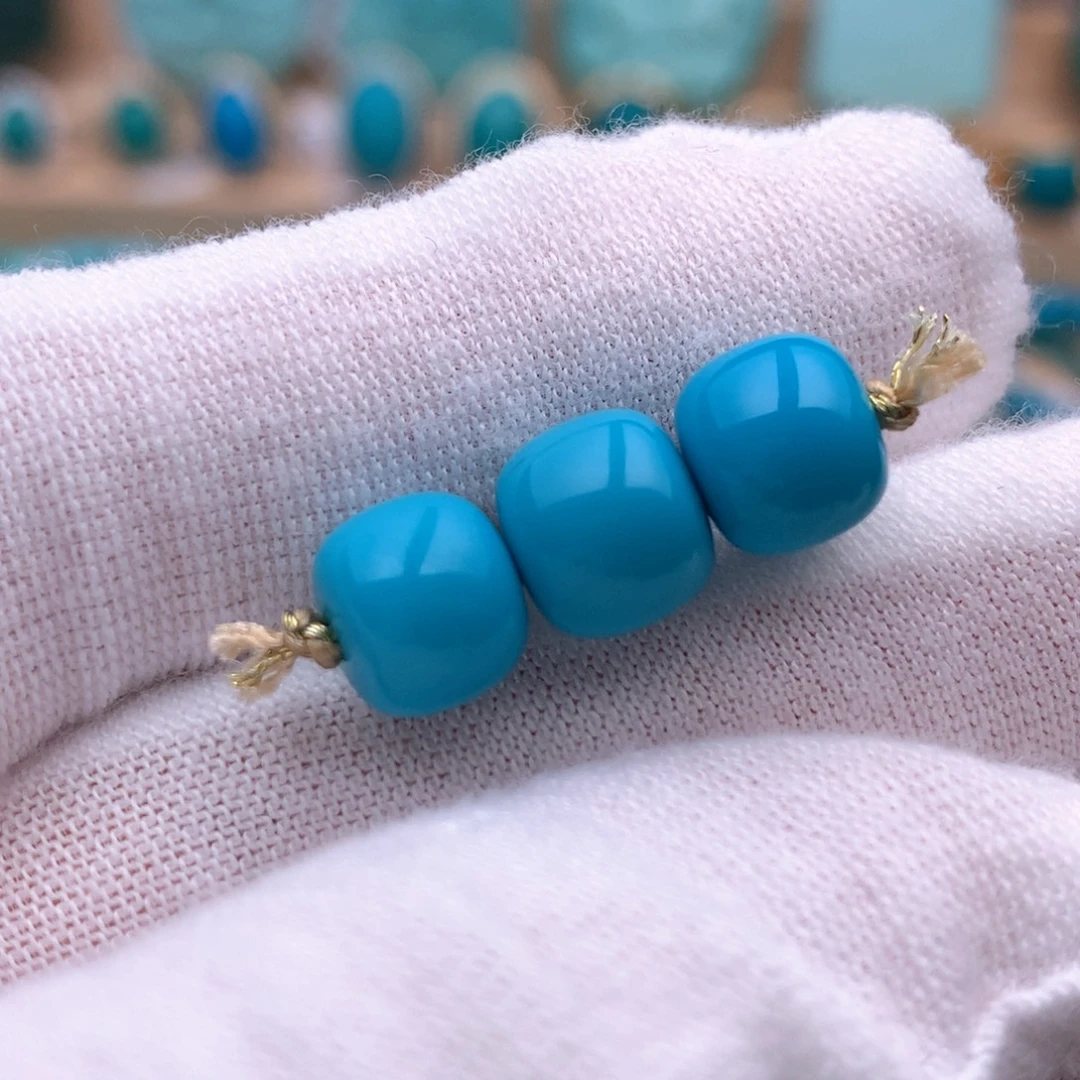 绿松石未镶嵌珠宝奇石8.5mm