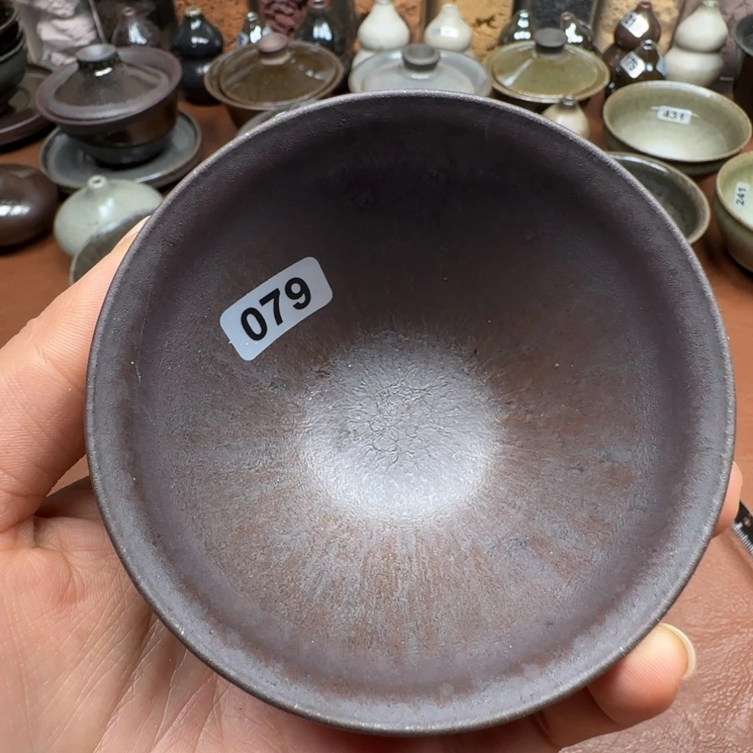 茶盏龙窑柴烧原矿原釉（微瑕）079