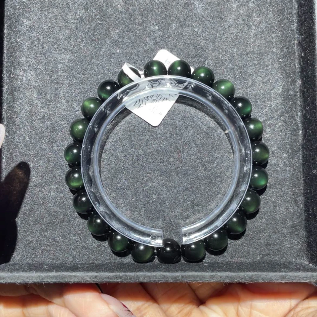 【闪购商品】未镶嵌黑曜岩手串Y****g