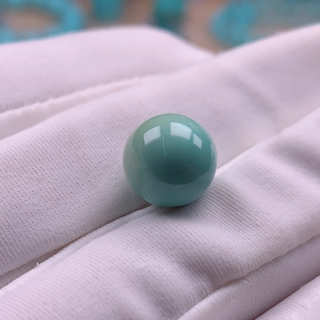 绿松石未镶嵌珠宝奇石直径10.5mm