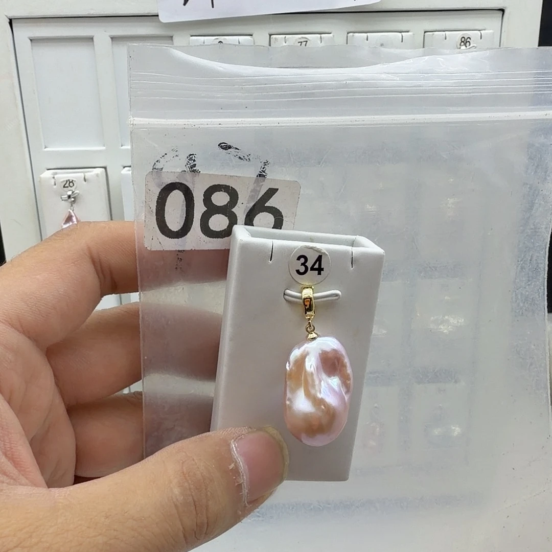 颈饰合金淡水珍珠