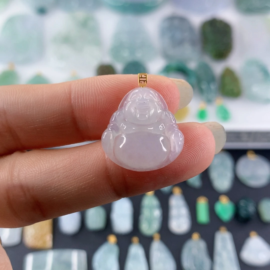 颈饰未镶嵌翡翠佛公