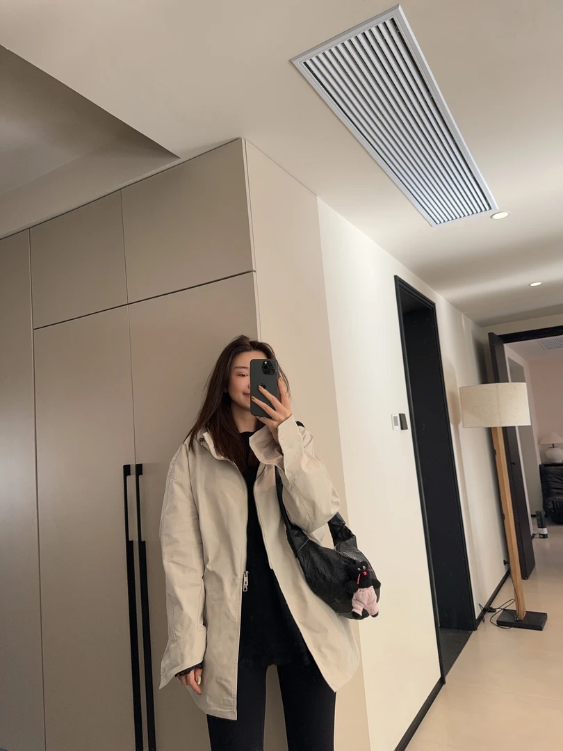 ［IAMMEIYA］-大骨架穿搭 暮格 连帽外套70001