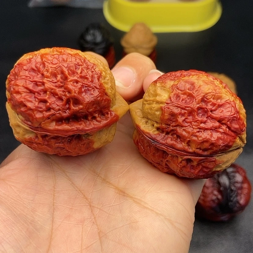 【闪购商品】把件文玩核桃43尺玄武蟾王55.3克